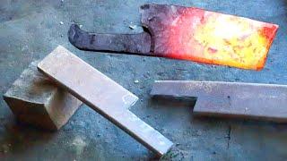 Knife Making - Most Interesting  Giant Meat Cleaver Knife Forging Process