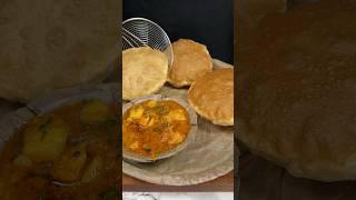 Aloo Puri ASMR Cooking #shorts #food #cooking #asmr #asmrcooking #recipe #aloopuri #crunchytreats