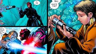 How Anakin Built His FIRST Lightsaber WITH DARTH MAUL (LEGENDS)