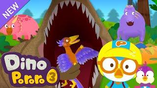 New Pororo Dino Adventure 3 | Harry's Ancestor Archaeopteryx | Dinosaur Cartoon for Kids