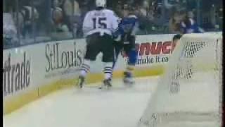 Eric Brewer flattens Tuomo Ruutu