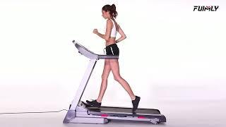 FUNMILY 3.25 HP Foldable Treadmill with 15% Auto Incline