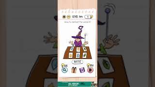 Brain test Level 144 how to defeat wizard Walkthrough