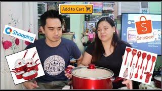 Unboxing | The Ilo Cherry Pot Set and Red Silicone Kitchen Utensils | Bingo and Sashi