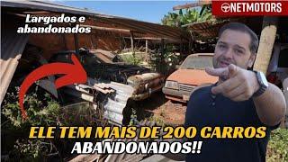 ELE TEM MAIS DE 200 CARROS ABANDONADOS NA CASA DELE ! CARROS MUITO RAROS ! ISSO É INSANO!