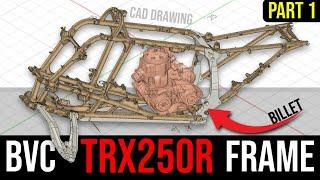 Billet Honda TRX250R Frame Build - Part 1