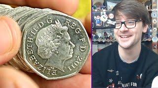 I Have Never Found So Many Rare 50p Coins!!! £250 50p Coin Hunt Bag #105 [Book 6]