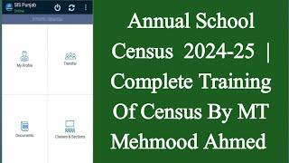 Annual School Census  2024-25  | Census 204-25 In SED Complete Details