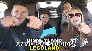 12 HOUR ROAD TRIP TO DISNEYLAND, LEGOLAND, AND UNIVERSAL STUDIOS AFTER BASKETBALL SEASON!