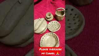 Amazing technique making of mitti ke chakki khilaune/Mitti ke khilaune #short