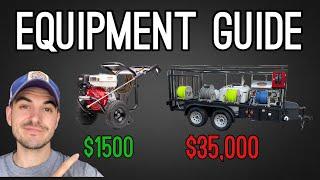 Pressure Washing Business Equipment Guide ($2k - $35K)