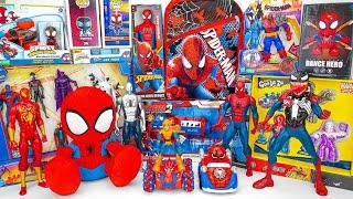 Marvel's Spider-Man series Unboxing, Spider-Man action dolls, glowing Spider-Man electric toy gun #4