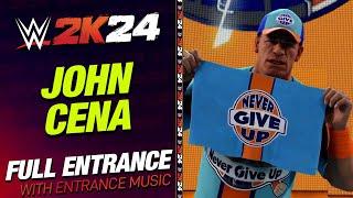 JOHN CENA WWE 2K24 ENTRANCE - #WWE2K24 JOHN CENA ENTRANCE THEME