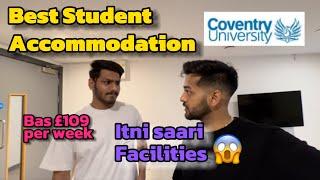 BEST STUDENT ACCOMMODATION IN COVENTRY|FULL TOUR|  COVENTRY UNIVERSITY | Coventry University vlog|