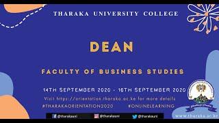 Message from the Dean, Faculty of Business Studies, Mr. Justo Simiyu