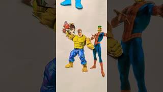 Yellow Hulk Spiderman face exc  #art #hulk #spiderman #marvel #usa #shorts