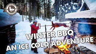 Spit roasting a whole reindeer? Extreme Winter BBQ in Finland - Smokey Goodness' coldest adventure