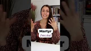 How to Pronounce Martyr #shorts