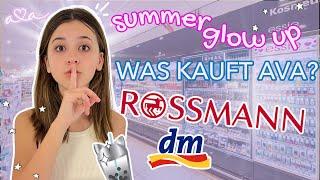 Was kauft Ava für ein SUMMER GLOW UP  SELF CARE shopping bei Rossmann oder DM  Alles Ava