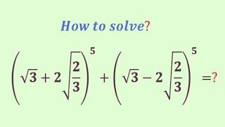 A  awesome mathematics problem | Olympiad   Question | can you solve this  problem