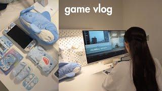 game vlog  GeekShare switch accessories, stardew valley, museum, chill gaming night