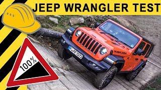 100% Steigung! JEEP WRANGLER  im TEST Offroad & Onroad!