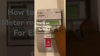 How to get Energy meter reading for ESB on prepaypower meter #ireland #esb #power #energy #payment
