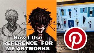 How I Use Reference For My Artwork  Using Pinterest #pencildrawing