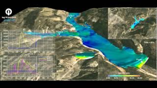 Tersun Dam Landslide Simulation with FLOW-3D