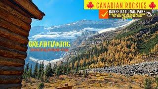 Canadian Rockies - Beautiful Autumn Day Hike to the Plain of 6 Glaciers in Banff N.P #hiking