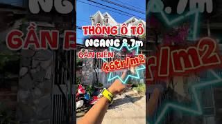 Đường thông ô tô gần biển - Ngang 8.7m chỉ 46tr/m2 #xuhuong #shortsvideo #dautubds #bds