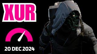 Where is XUR Today Destiny 1 D1 XUR Location and Official Inventory and Loot 20 Dec 2024, Dec/20/24