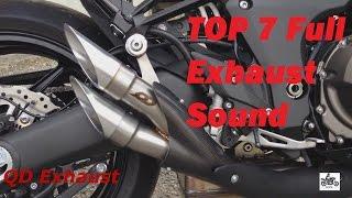 Top 7 Full Exhaust Sound Kawasaki Z1000  / QD Exhaust, Akrapovic, Austin Racing,  Yoshimura ...