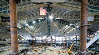 Climate Pledge Arena Update: Temporary Steel Removal