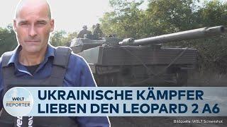 UKRAINE-KRIEG: Gefechtserfahrung – Deutscher Panzer Leopard 2 A6 quasi unzerstörbar | WELT Reporter