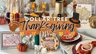 Dollar Tree DIY THANKSGIVING Decor and Craft Ideas | Fall DIYs | DOLLAR TREE Thanksgiving Tablescape