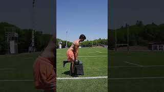 Knee elevated single leg RDL