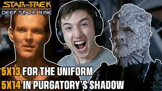 STAR TREK DS9 For the Uniform + In Purgatory’s Shadow 5x13/5x14 REACTION | FIRST TIME WATCHING!!