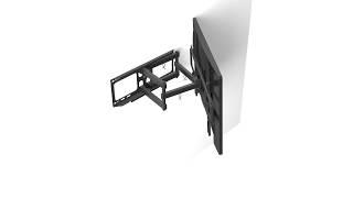 TV52-466 True Vision Secure & Economical Slim Full Motion TV Wall Mounts for 37″ to 70″