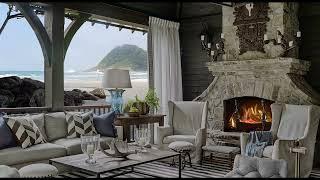 ENERGY HEALING AMBIENCE: Perfect, cozy, private beach house veranda...