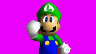 Luigi (N64) Running (PINK SCREEN)