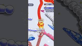 Snake clash.io - Defeat Boss Lv.2200 #snake #clash #game