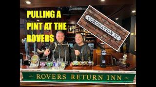 Pulling a Pint at the Rovers Return on Coronation Street