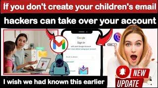 How To Create Child Gmail Account | Child Gmail Account Kaise Banaye | Create Gmail Account For Kids