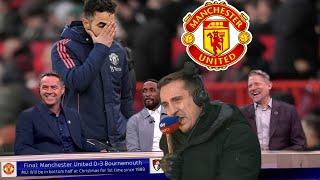 "Gary Neville Reacts to Ruben Amorim's Man Utd After Bournemouth Shocks Old Trafford"