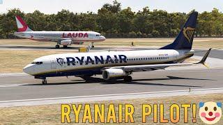 ️ A day in the life as a Ryanair Pilot! ️ LIEE  LICJ  LIBD  LDDU ️ Updated F