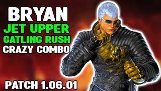 BRYAN FURY JET UPPER & GATLING RUSH CRAZY COMBOS IN TEKKEN 8