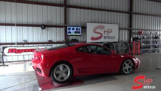 Dyno Tune Ferrari Modena F1 360 Stock at SeriousHP Horsepower Performance