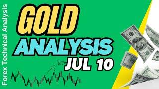 Gold Daily Analysis for July 10, 2024 by Nina Fx