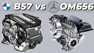 BMW B57 vs Mercedes OM656 @EnginesView